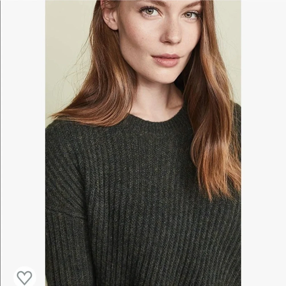 VINCE Side Split Ribbed Sweater - Picture 5 of 10
